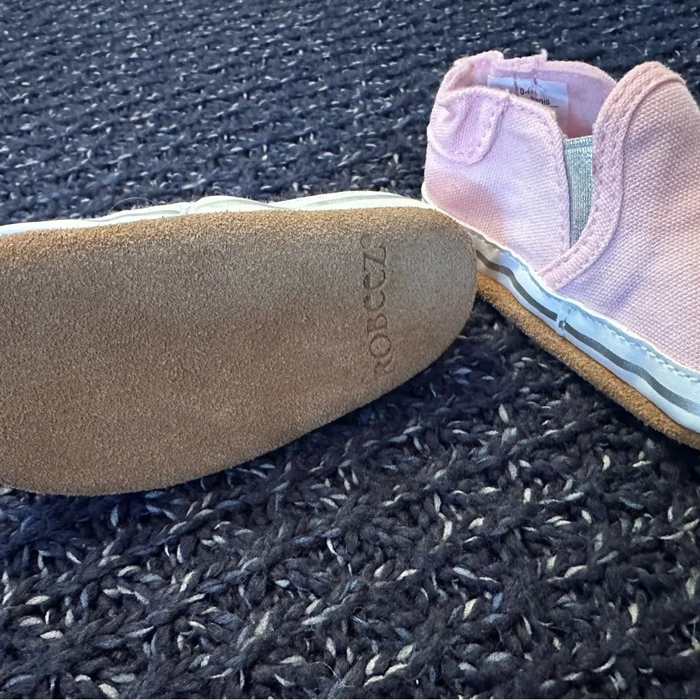 Robeez Pink Soft Sole Baby Shoes 0-6 Months